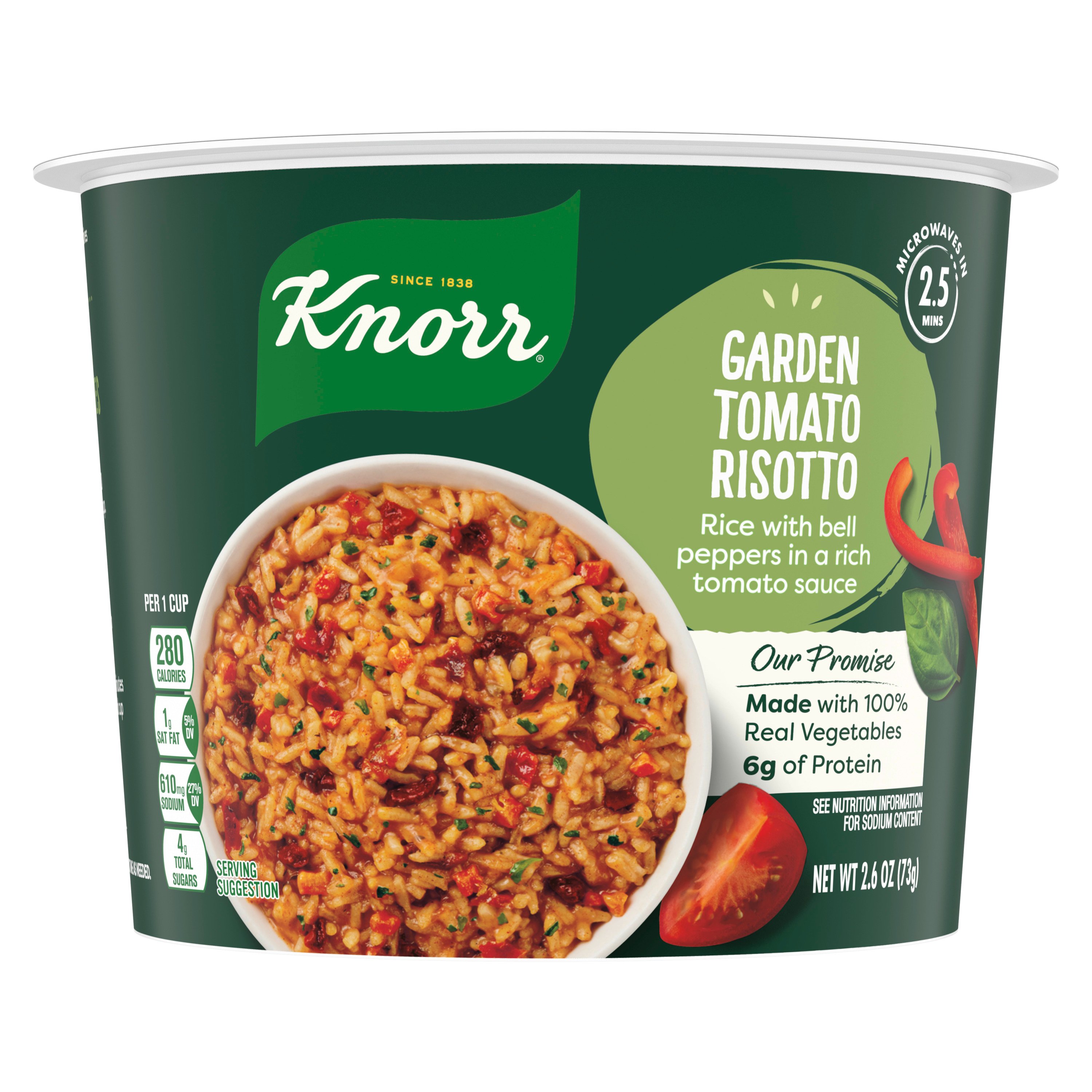 Knorr Garden Tomato Risotto Rice Cup Shop Rice & grains at HEB