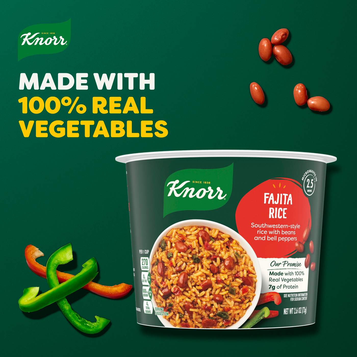 Knorr Fajita Rice Cup Shop Rice & grains at HEB