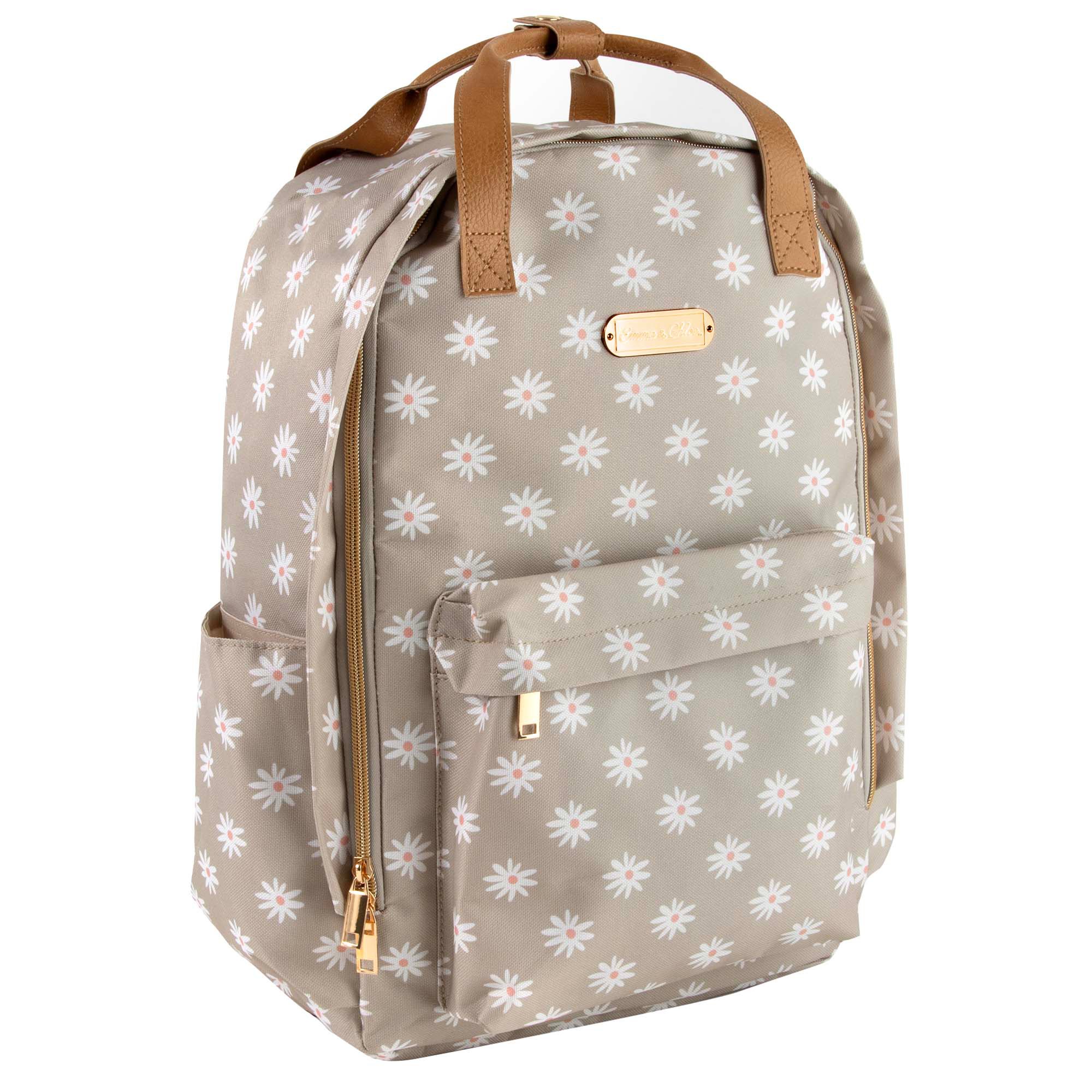 Trailmaker Emma & Chloe Daisy Backpack - Khaki & White - Shop Backpacks ...