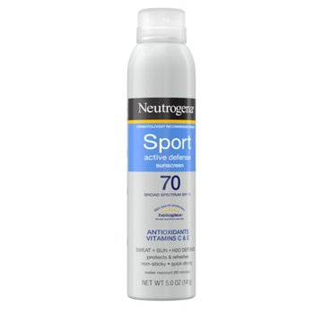Neutrogena Active Defense Sport Sunscreen Spray - SPF 70