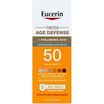 Eucerin Tinted Age Defense Sunscreen Face Lotion - SPF 50, All Skin Tones