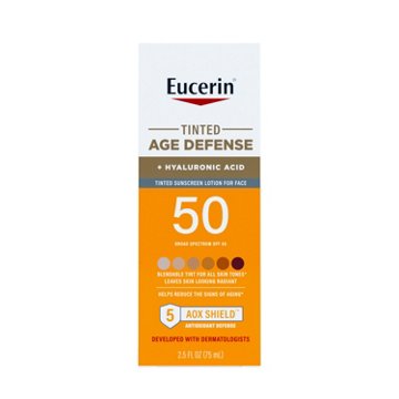 Eucerin Tinted Age Defense Sunscreen Face Lotion - SPF 50, All Skin Tones