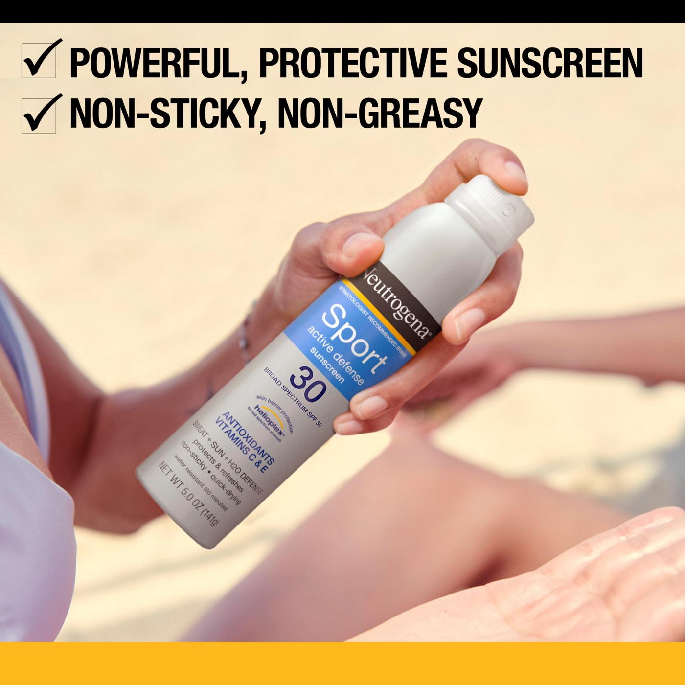 Neutrogena Sport Active Defense Sunscreen SPF 30; image 5 of 8