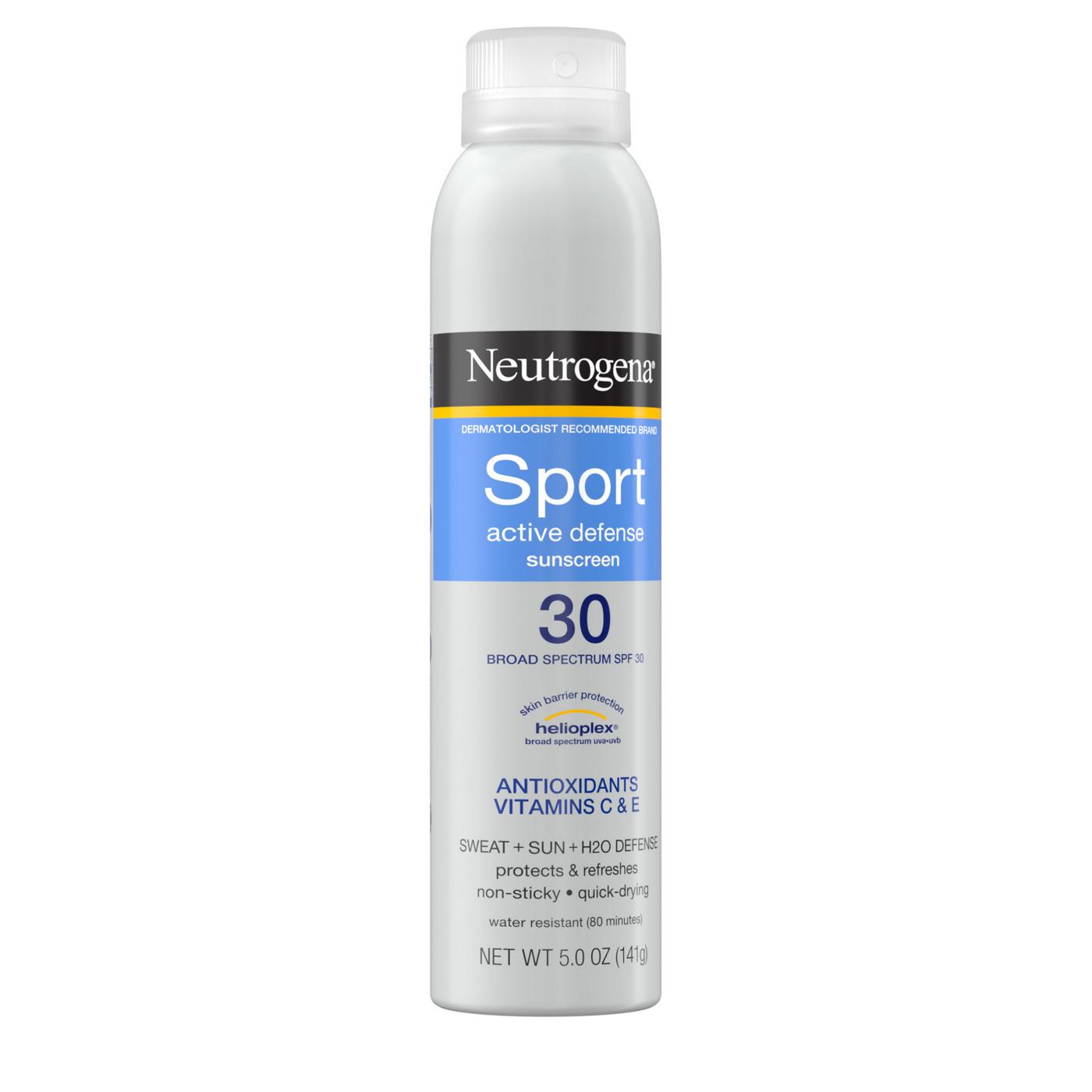 Neutrogena Sport Active Defense Sunscreen SPF 30; image 8 of 8