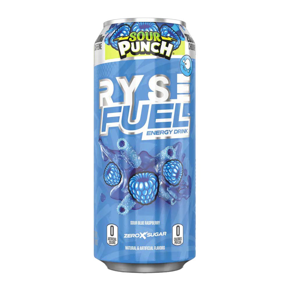 Ryse Fuel Zero Sugar Energy Drink Sour Punch Blue Raspberry Shop