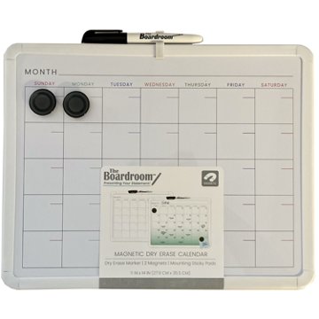 The Boardroom Magnetic Dry Erase Calendar, 11" x 14"