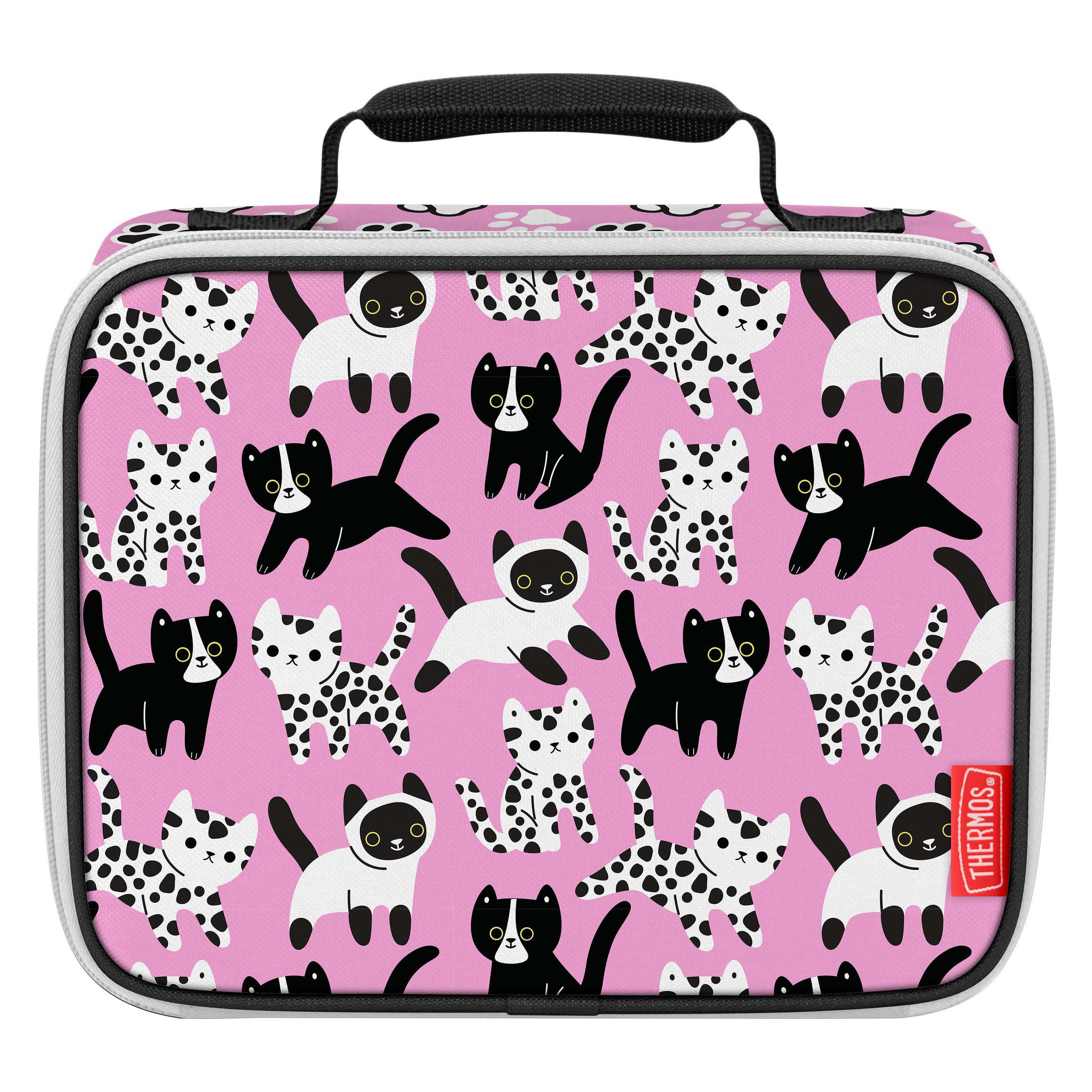 Thermos Kids Soft Lunch Box - Pink Kittens - Shop Lunch Boxes at H-E-B