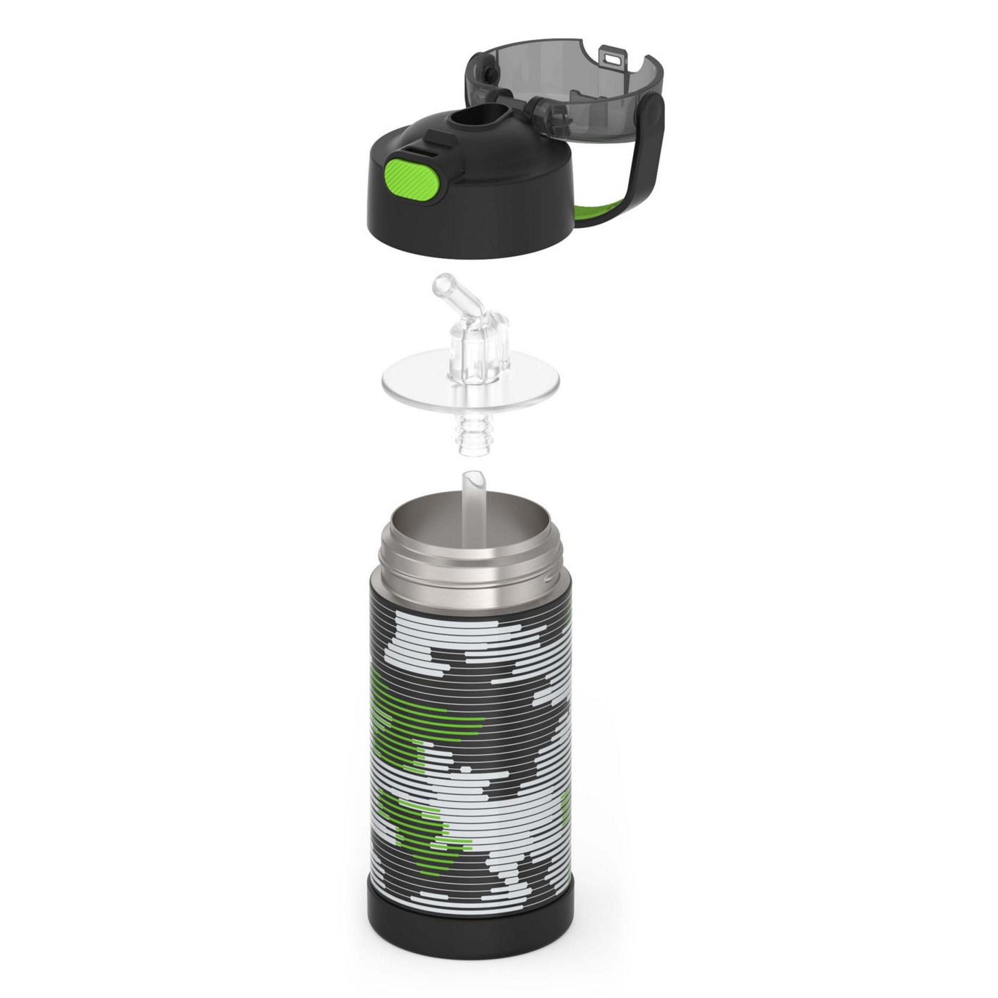 Thermos FUNtainer Kids Water Bottle - Green Camo; image 2 of 3