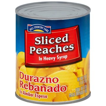 Hill Country Fare Peach Slices in Heavy Syrup, 29 oz