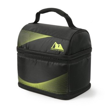 Arctic Zone Dome Insulated Lunch Bag - Black & Green