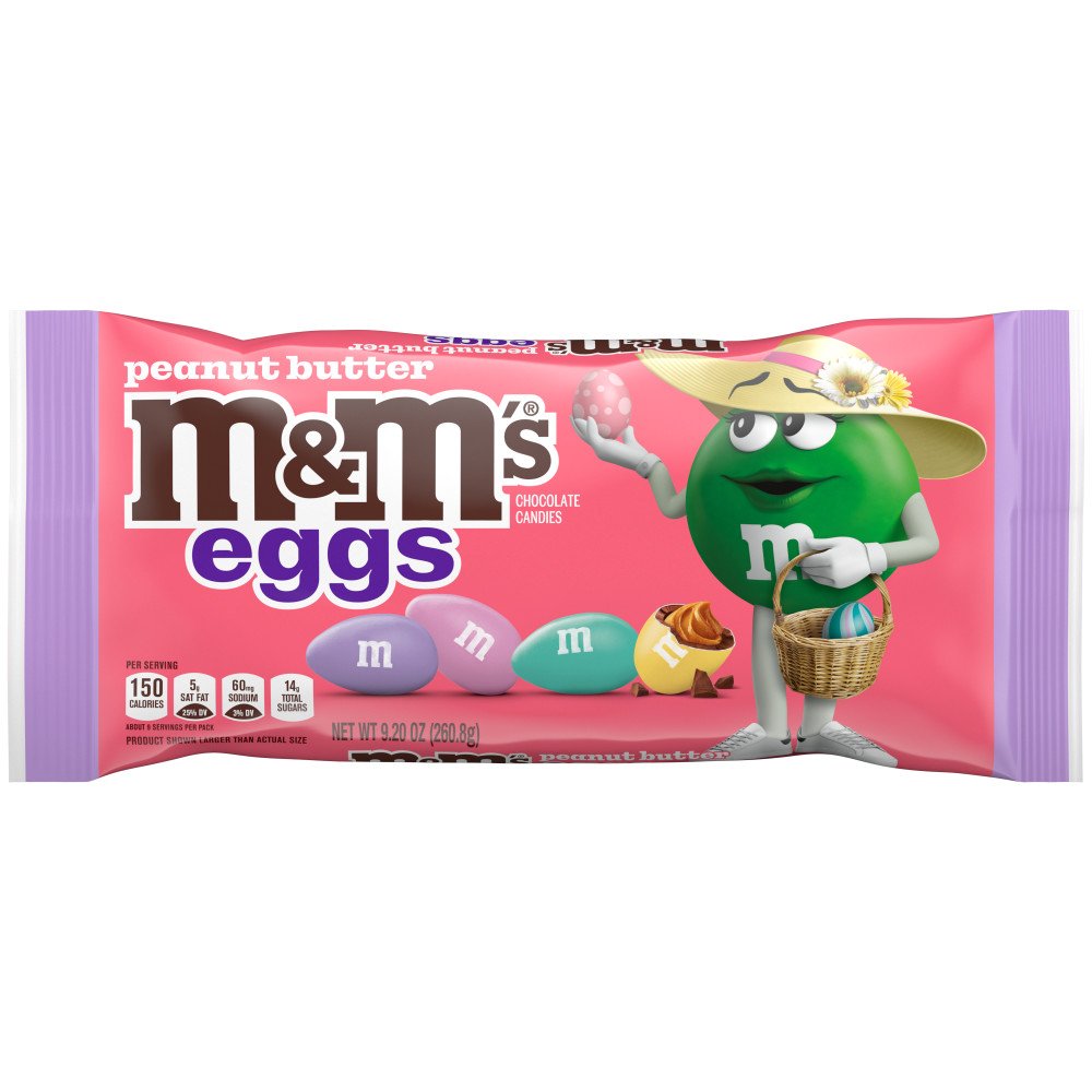 M&M'S Peanut Butter Chocolate Eggs Easter Candy - Shop Candy at H-E-B