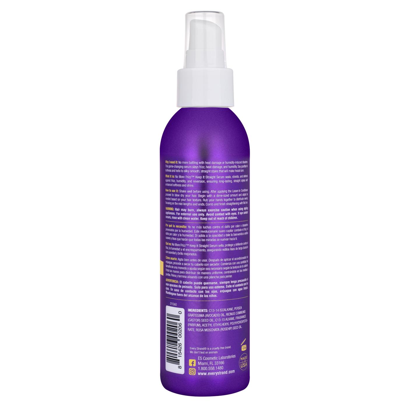 Every Strand No More Frizz Keep It Smooth Serum; image 4 of 4