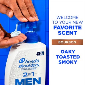 Head & Shoulders 2 In 1 Men's Shampoo + Conditioner - Bourbon Scent