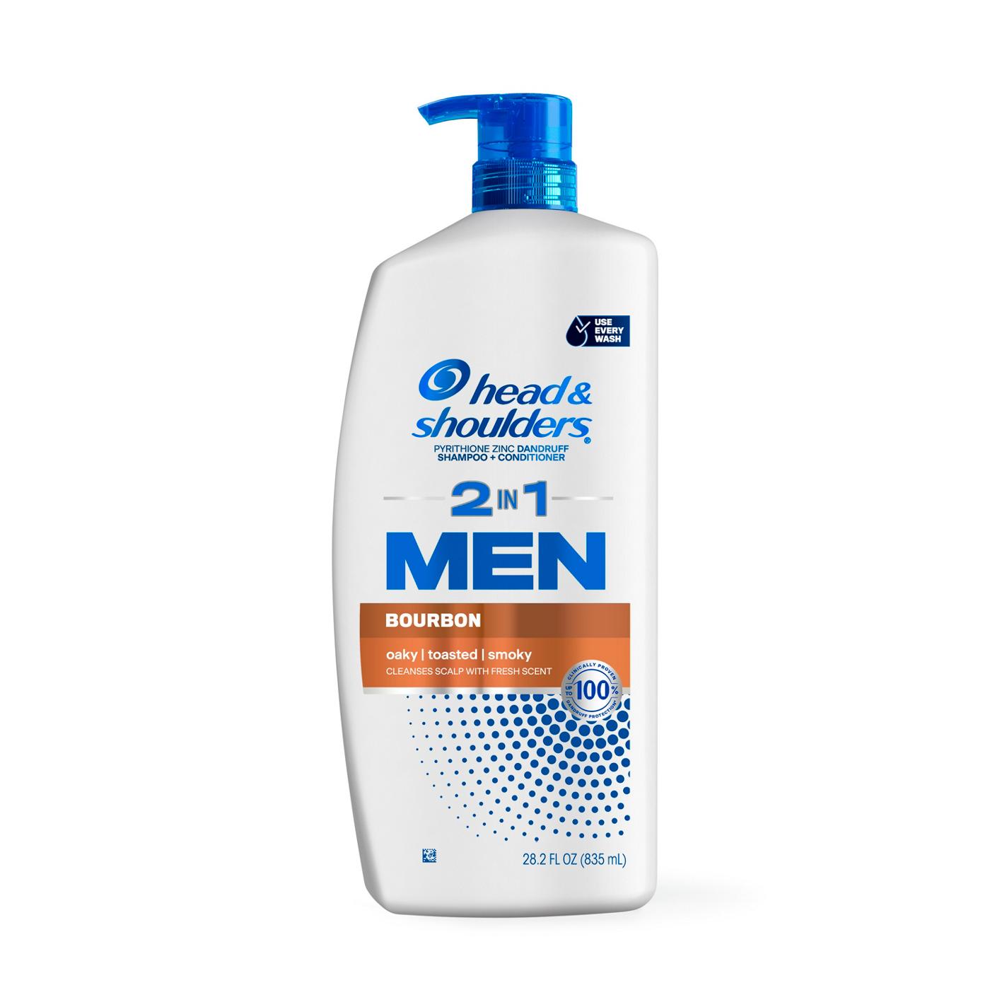 Head & Shoulders 2 In 1 Men's Shampoo + Conditioner - Bourbon Scent; image 8 of 9