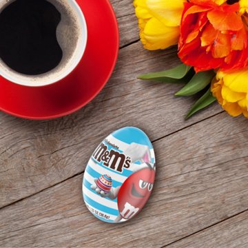 M&M'S Milk Chocolate Candy-Filled Easter Egg