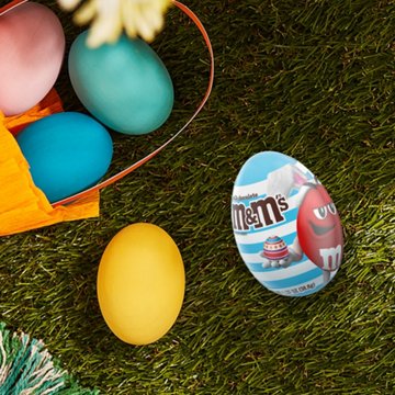 M&M'S Milk Chocolate Candy-Filled Easter Egg