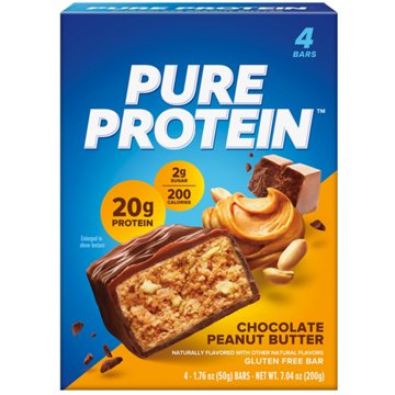 Pure Protein 20g Protein Bars - Chocolate Peanut Butter