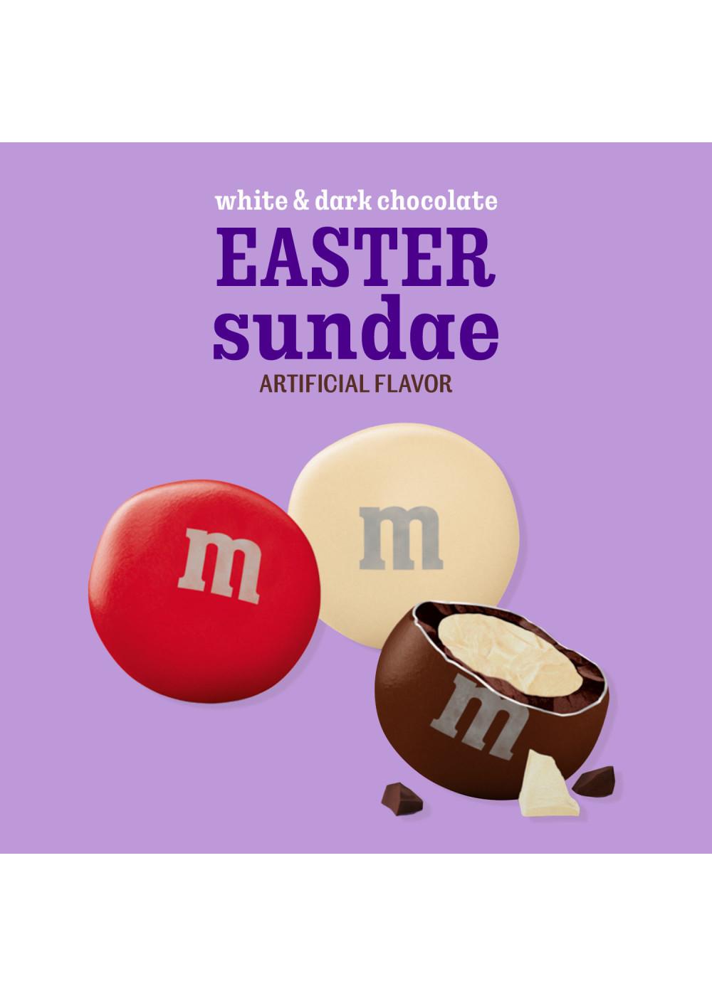 M&M'S White & Dark Chocolate Easter Sundae Candy - Share Size; image 6 of 7