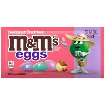 M&M'S Peanut Butter Eggs Easter Candy - Share Size
