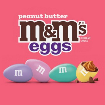 M&M'S Peanut Butter Eggs Easter Candy - Share Size