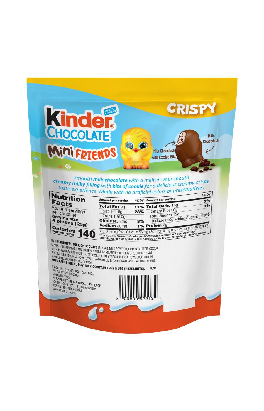 Kinder Crispy Chocolate Mini Friends Easter Candy; image 2 of 2
