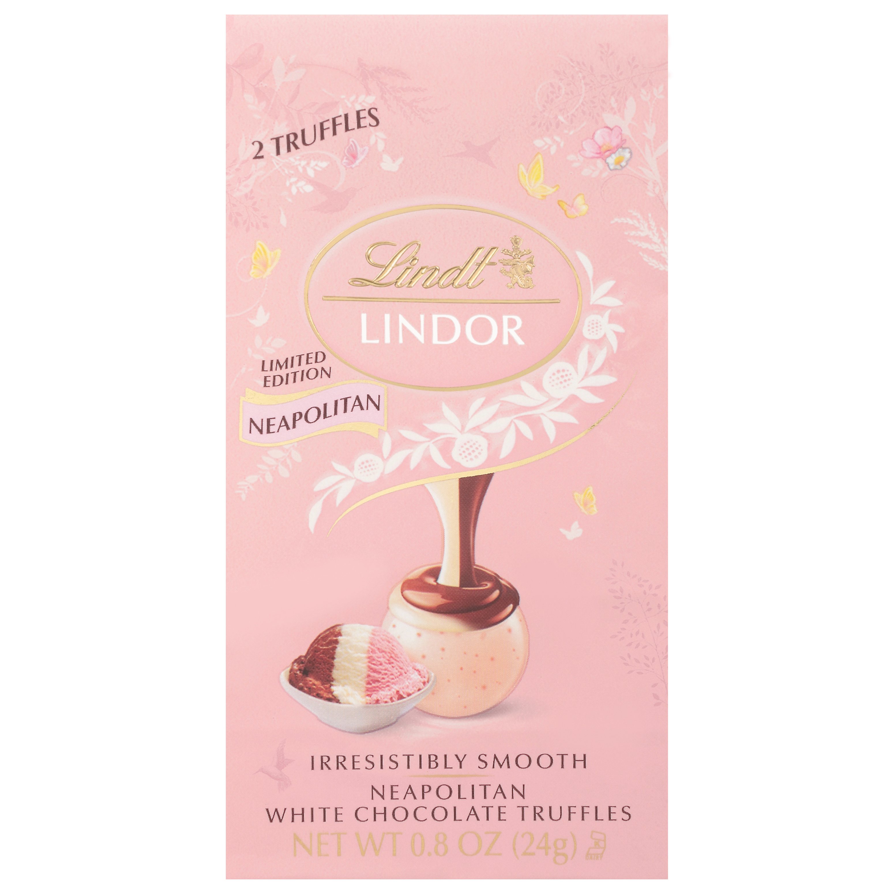 Lindt Lindor Neapolitan White Chocolate Truffles Easter Candy 2 Pc Shop Candy At H E B 7101