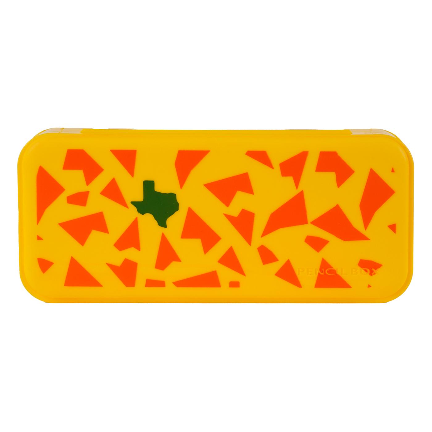 Destination Holiday Texas Pencil Box - Yellow; image 1 of 3