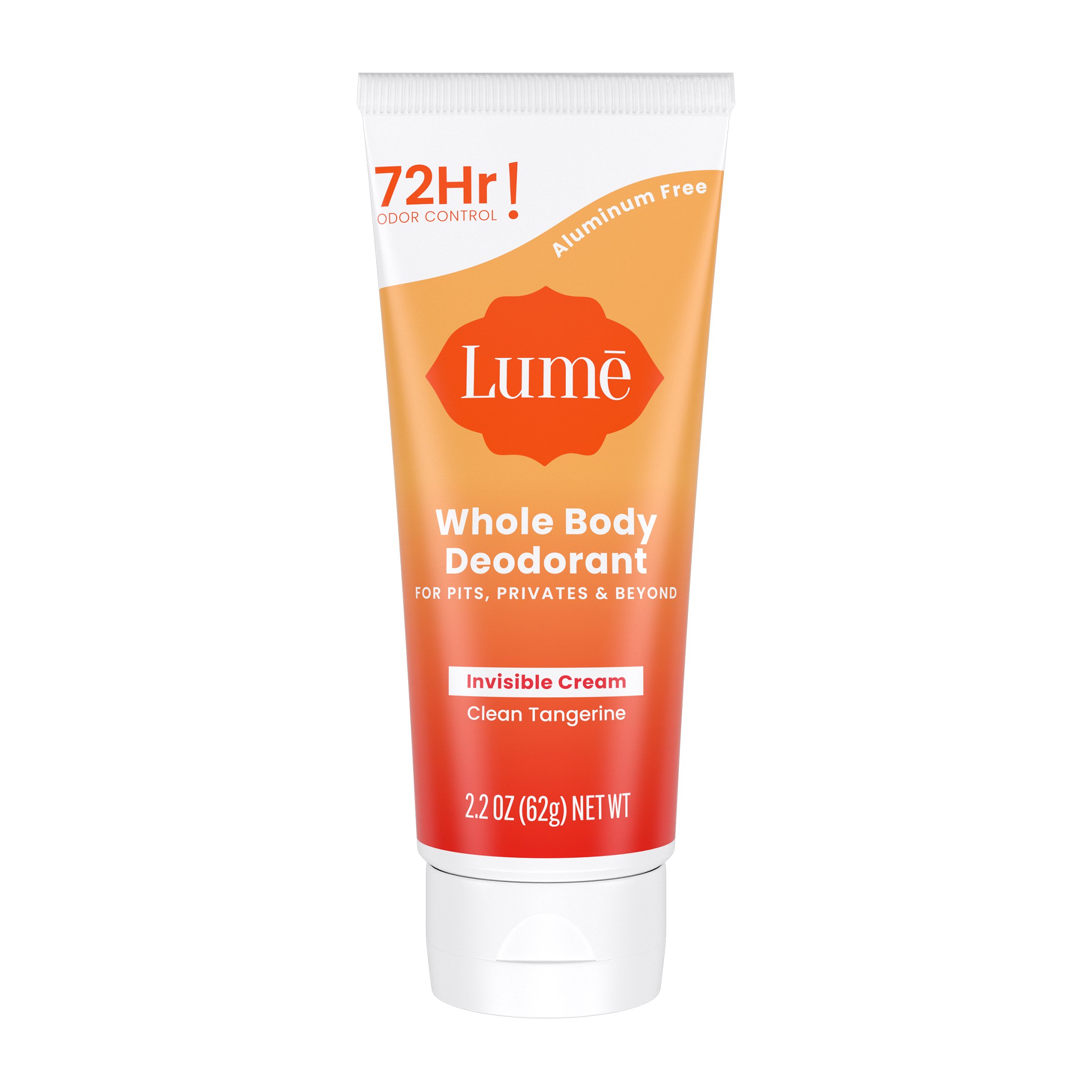 Lume Whole Body Cream Tube Deodorant Citrus &Tangerine Scent Shop