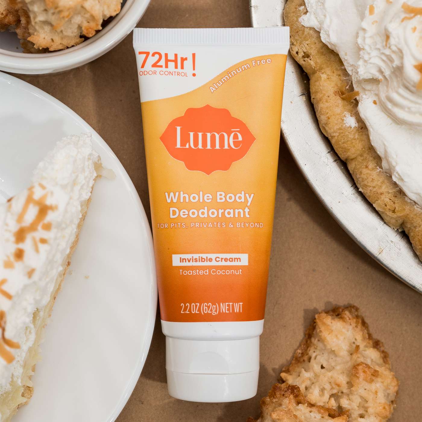 Lume Whole Body Cream Tube Deodorant - Coconut Scent; image 7 of 11