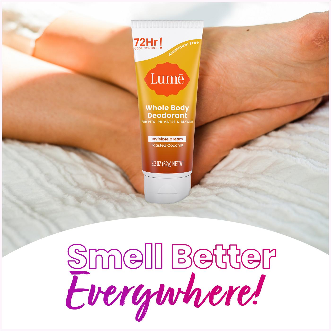 Lume Whole Body Cream Tube Deodorant - Coconut Scent; image 11 of 11