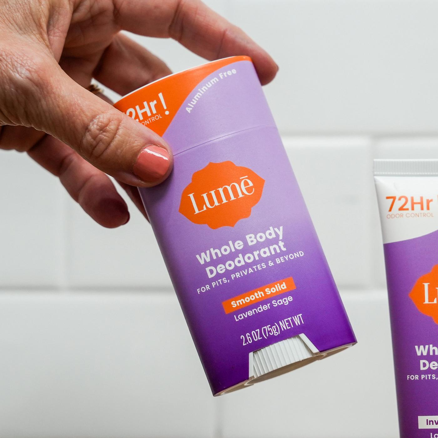 Lume whole body deodorant lavender sage scent shop deodorant