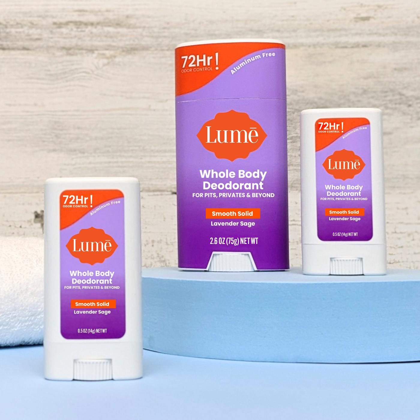 Lume whole body deodorant lavender sage scent shop deodorant