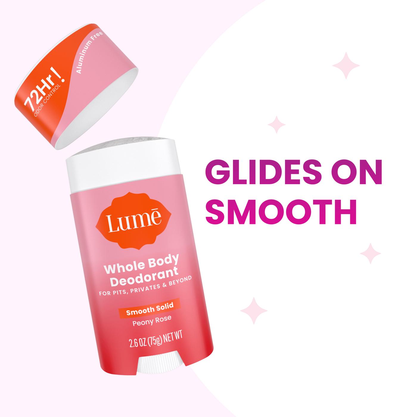 Lume Whole Body Deodorant - Peony Rose & Floral Scent; image 3 of 6