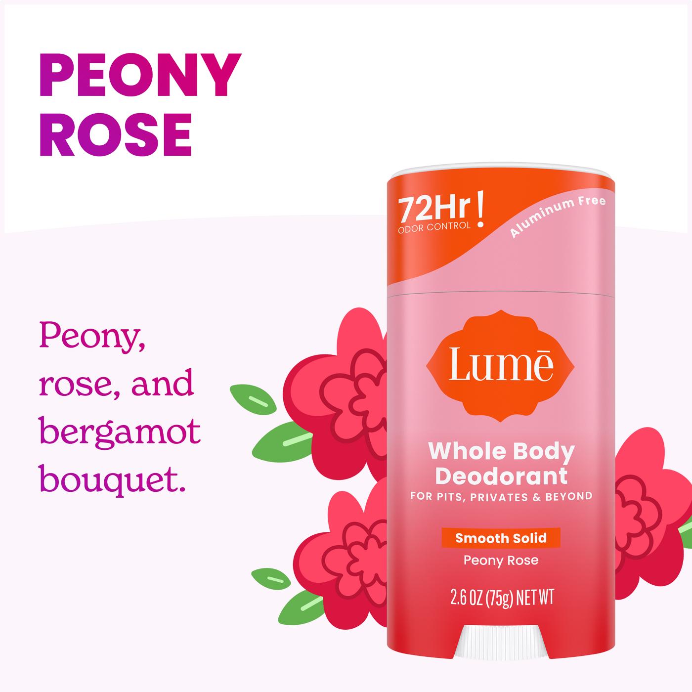 Lume Whole Body Deodorant - Peony Rose & Floral Scent; image 11 of 11