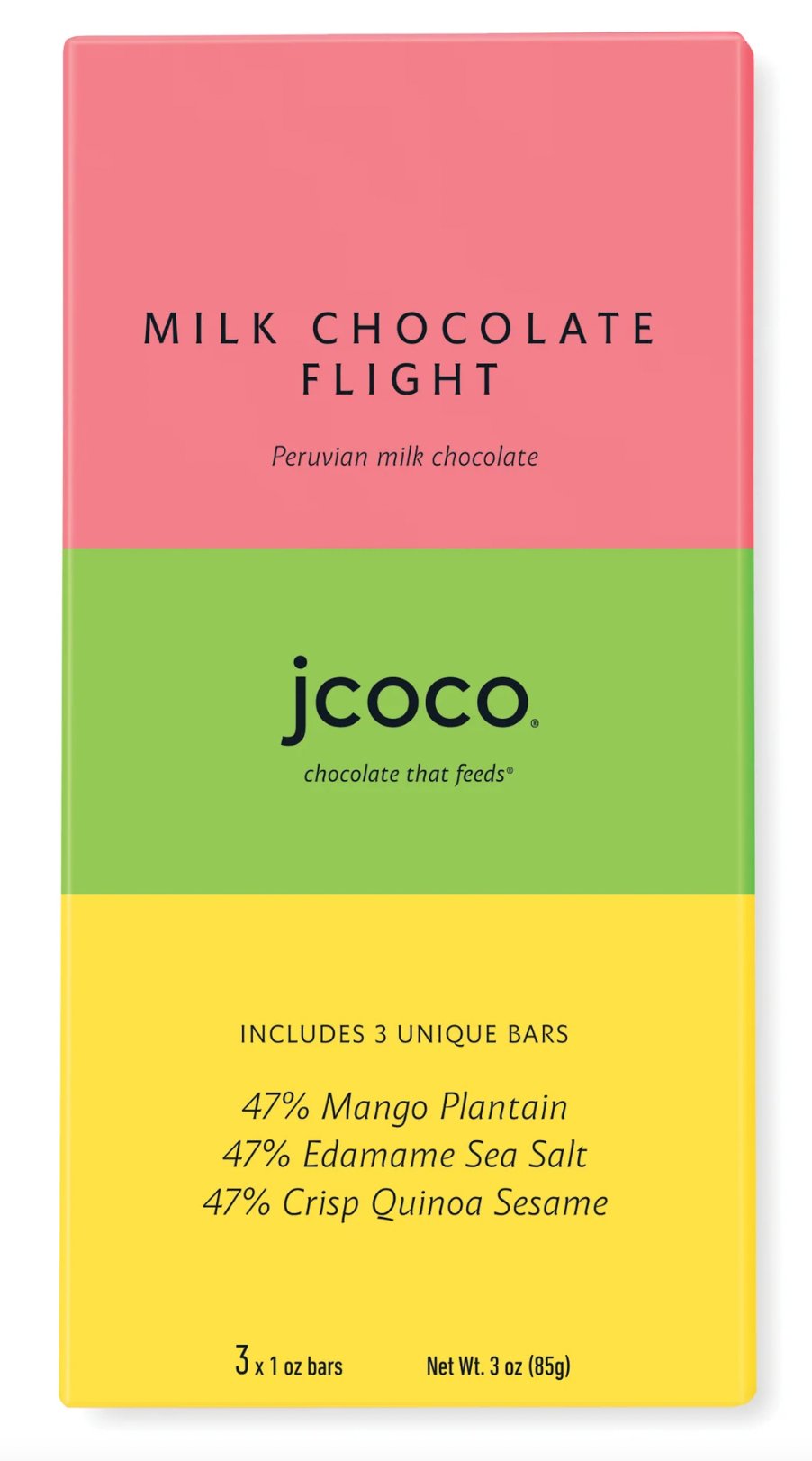 Jcoco Milk Chocolate Flight, 3 ct | Central Market - Really Into Food