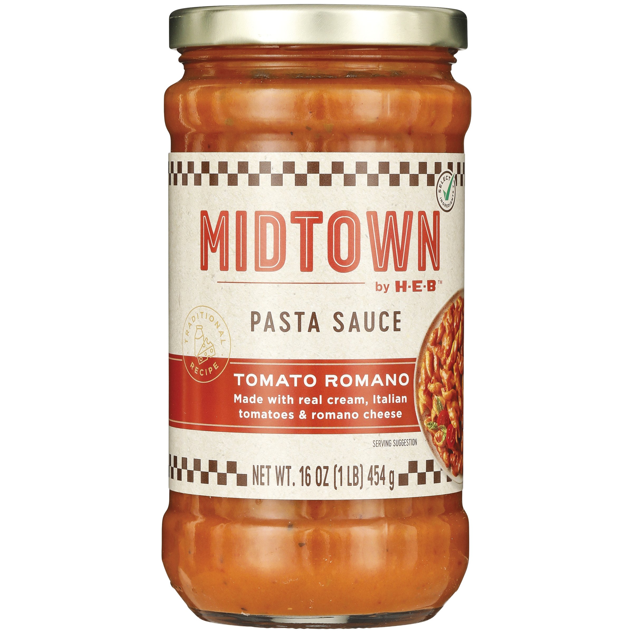 Midtown by H-E-B Tomato Romano Pasta Sauce - Shop Pasta sauces at H-E-B