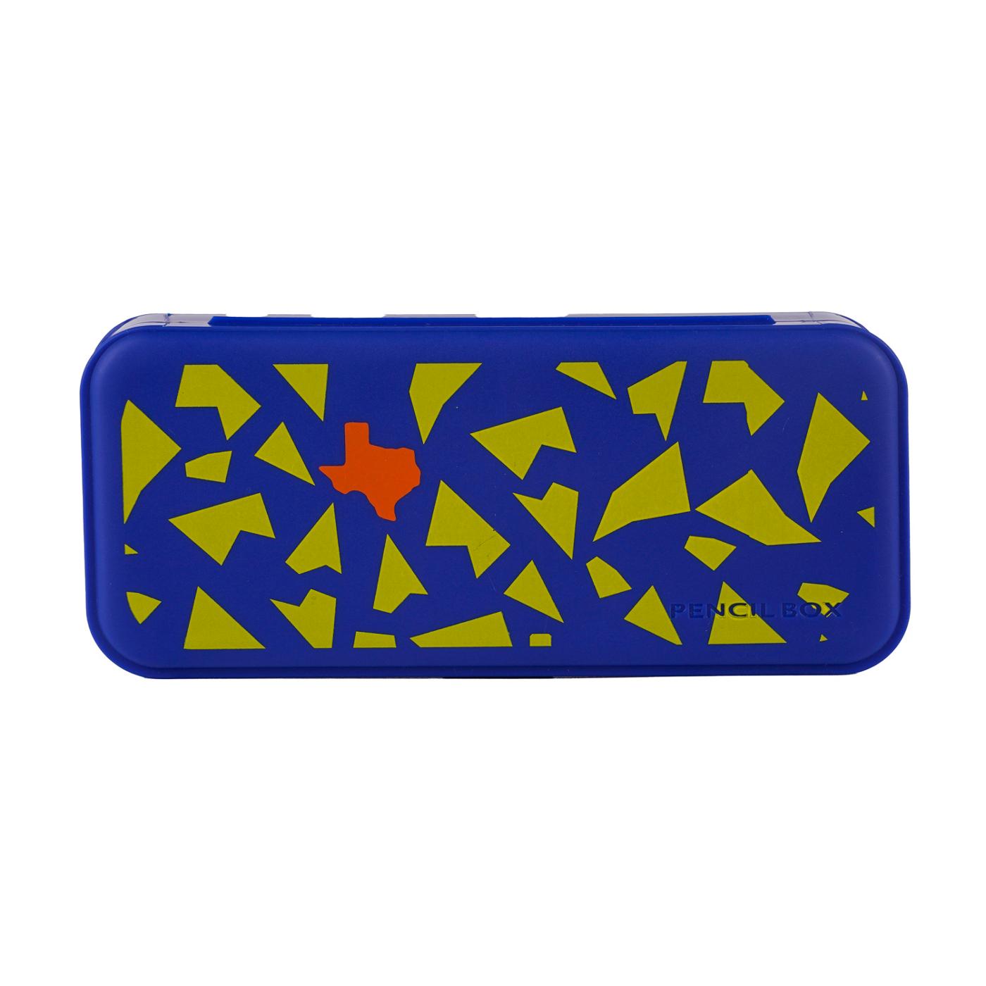 Destination Holiday Texas Pencil Box - Blue; image 1 of 3