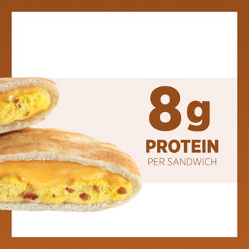Sandwich Bros. Bacon, Egg & Cheese Frozen Breakfast Sandwiches, 6 ct