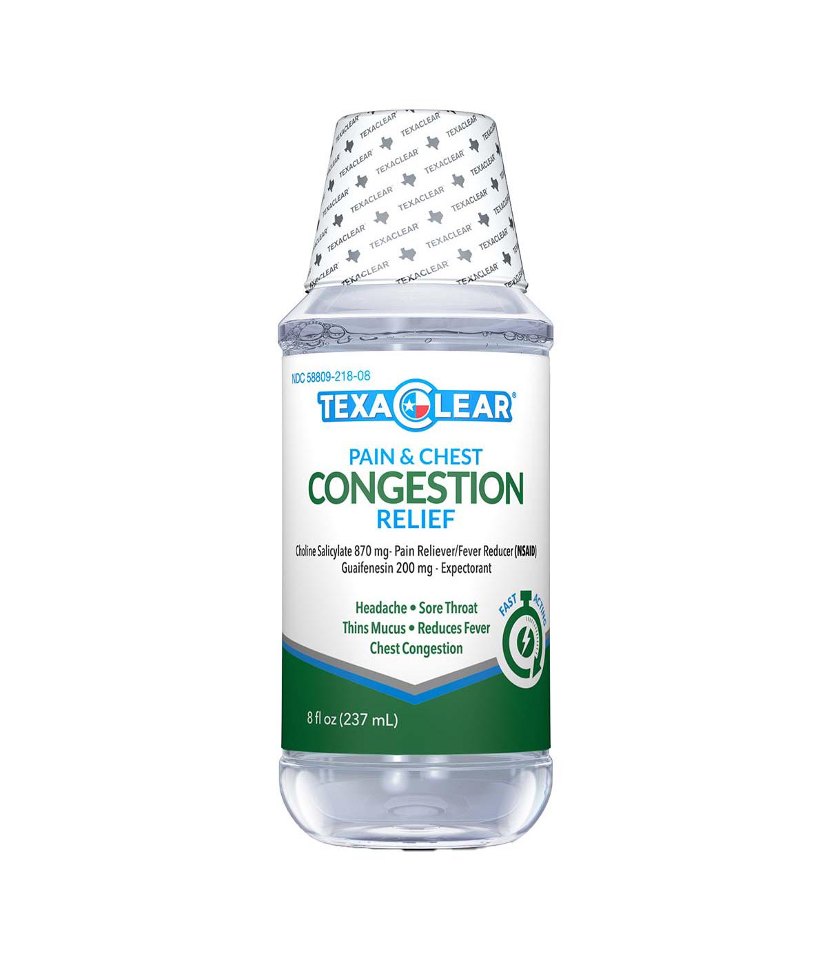 TexaClear Pain & Chest Congestion Relief; image 1 of 5