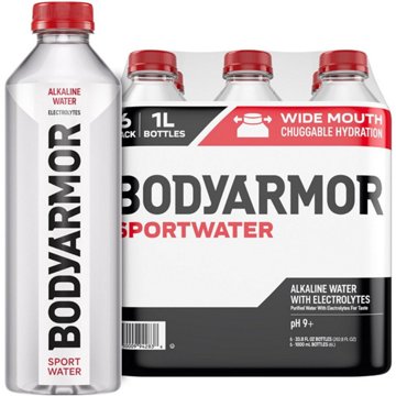 BODYARMOR Sportwater Electrolyte Sports Drink 6  pk Bottles