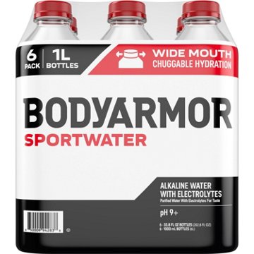 BODYARMOR Sportwater Electrolyte Sports Drink 6  pk Bottles
