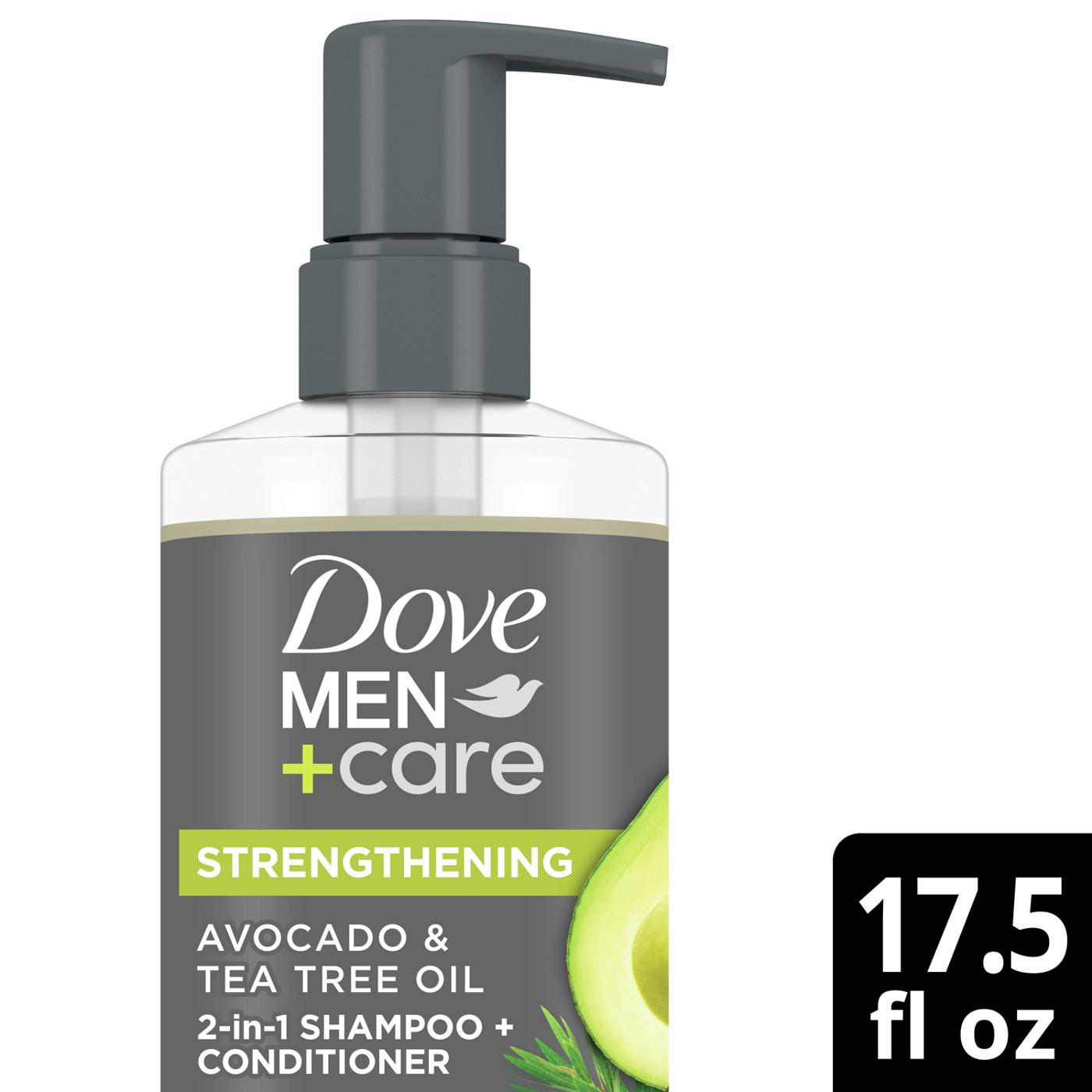 Dove Men+Care Strengthening 2 in 1 Shampoo + Conditioner - Avocado & Tea Tree Oil; image 5 of 5