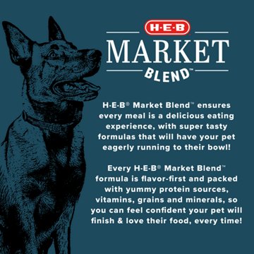 H-E-B Market Blend Adult Dry Dog Food – Lamb & Rice, 38.5 lbs