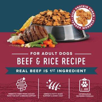 H-E-B Market Blend Adult Dry Dog Food – Beef & Rice, 38.5 lbs