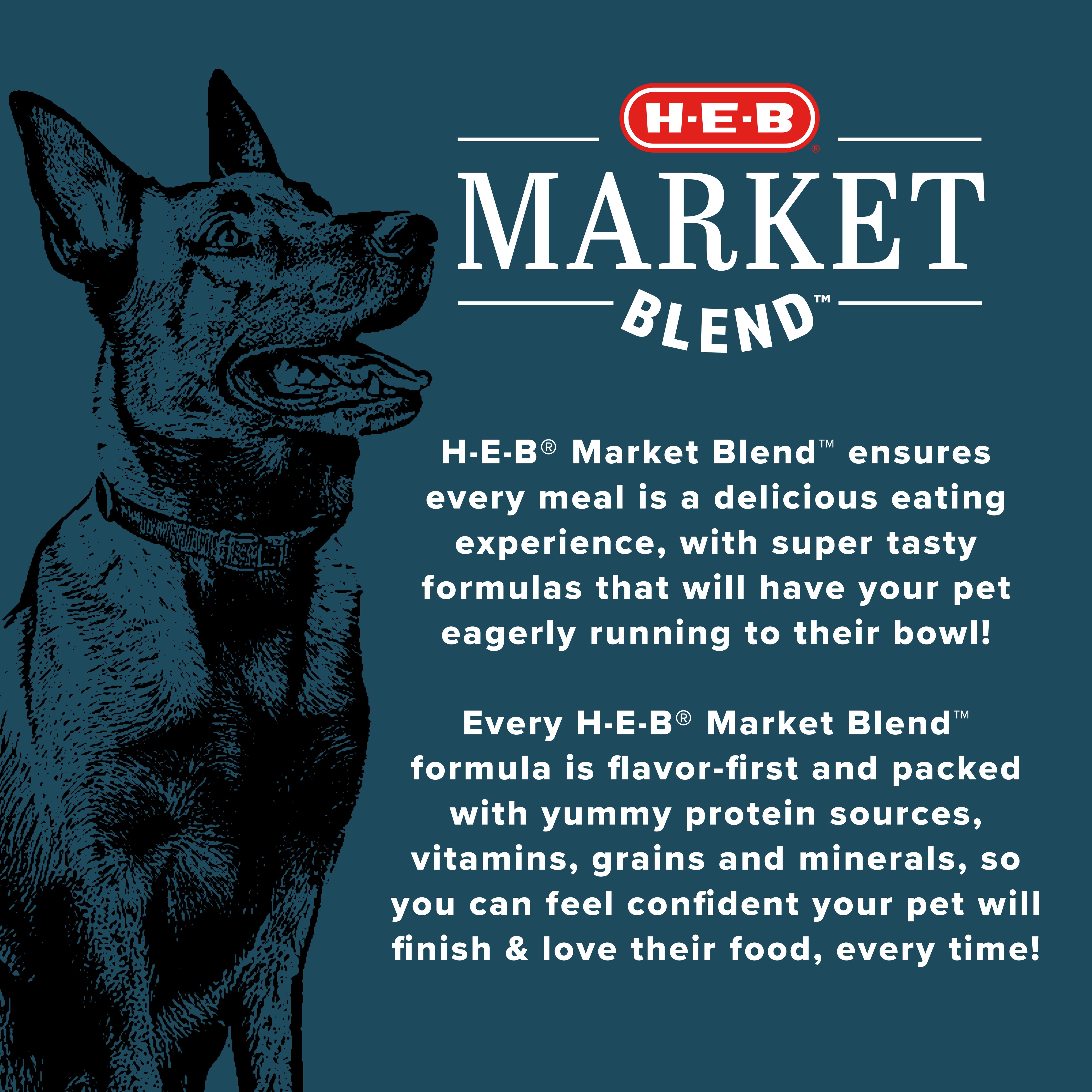 H-E-B Market Blend Adult Dry Dog Food – Beef Rice