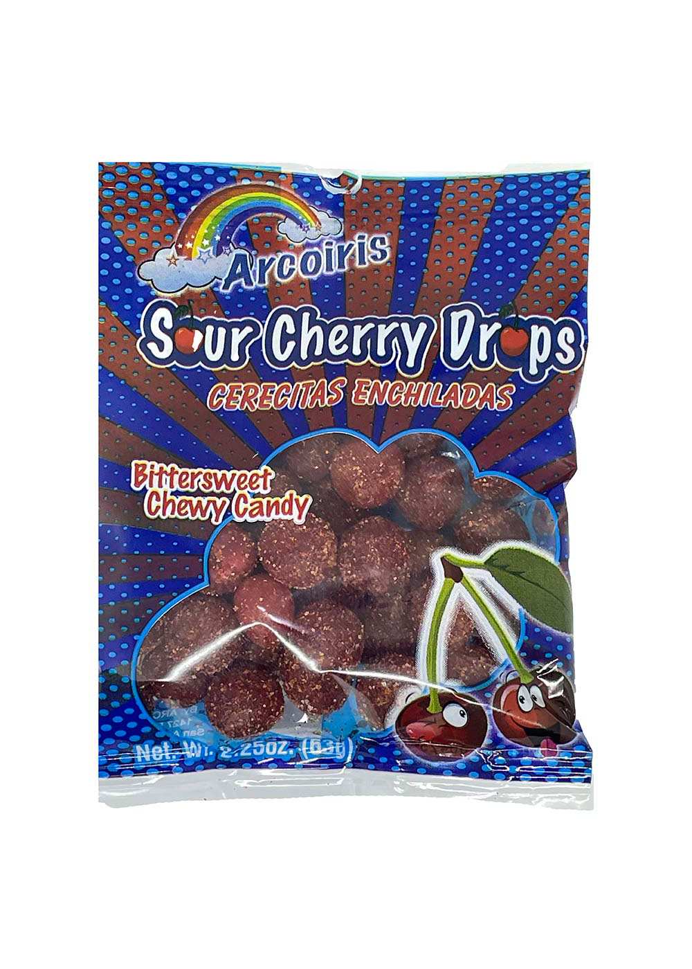 Arcoiris Sour Cherry Drops Candy; image 1 of 2