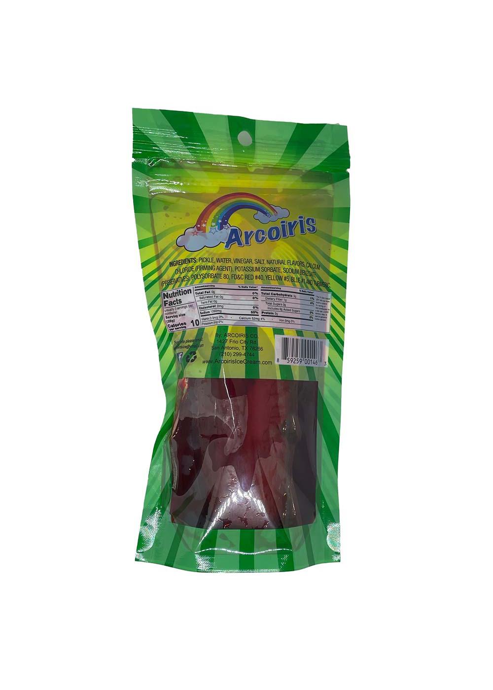 Arcoiris Pickle with Chamoy Sour Juice Shop Candy at HEB