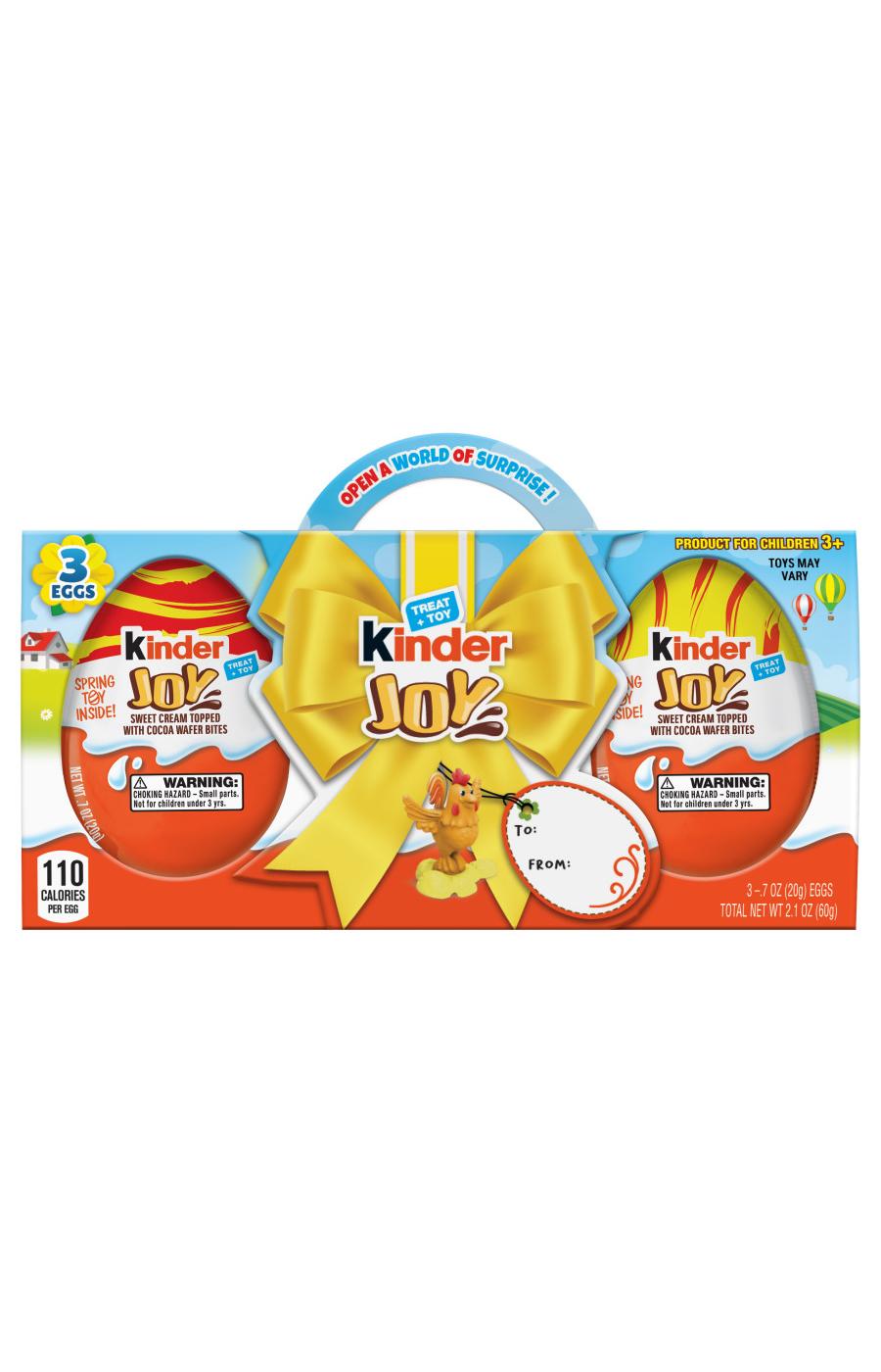 Kinder Joy Chocolate Eggs Easter Candy + Toy; image 1 of 3