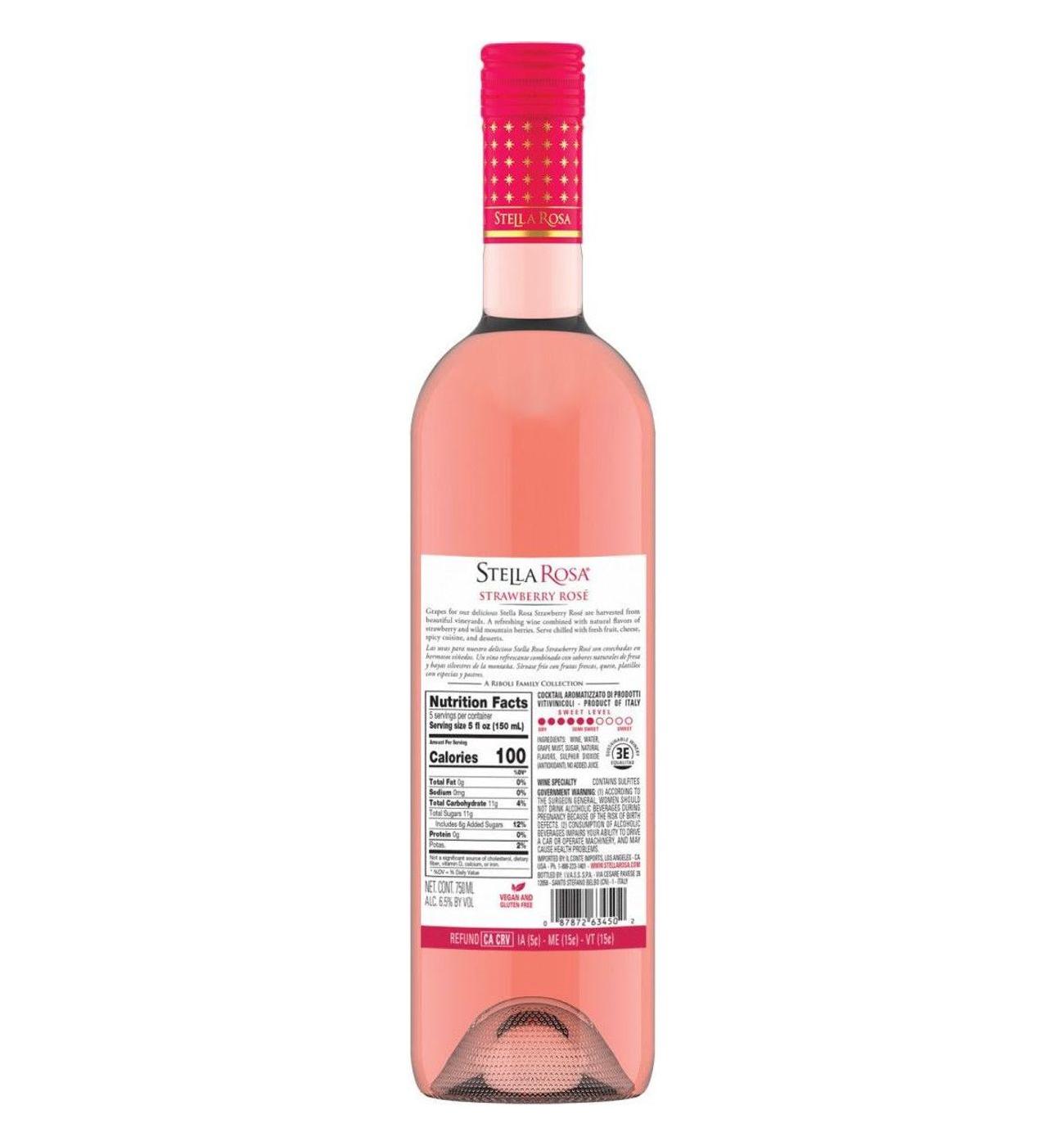 Stella Rosa Strawberry Rose Prestige; image 7 of 7