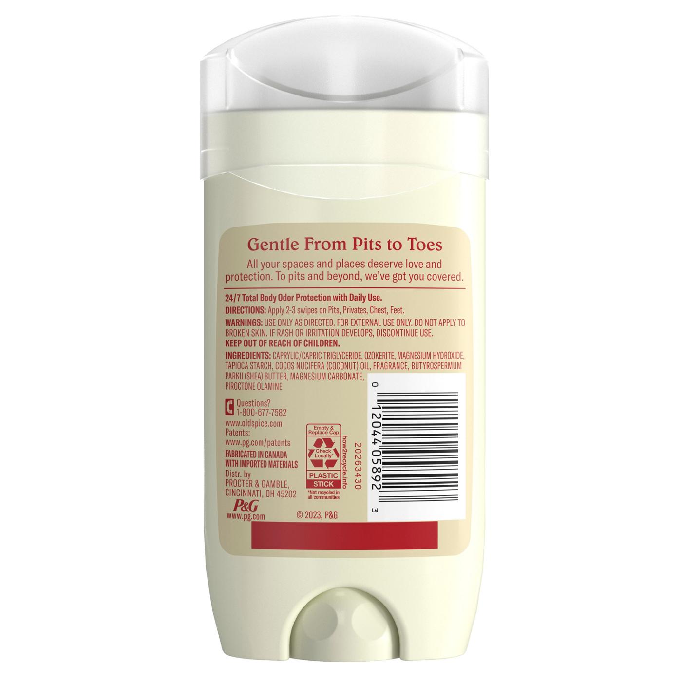 Old Spice Gentle Man's Total Body Deodorant - Vanilla + Shea Butter; image 2 of 2